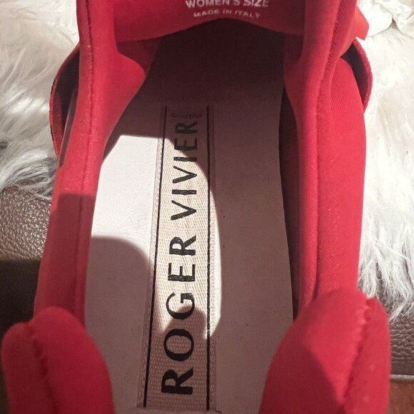 NIB Roger Vivier Viv Run Lovely Buckle Very Skate Technical Fabric Sneaker 39.5 - Picture 12 of 12
